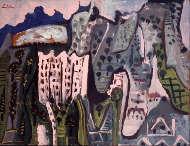 Paisaje Mougins 8 1965 cubismo Pablo Picasso Pintura al óleo